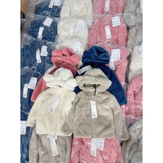 ✨ plinh kid ✨ áo lông cừu mũ uni cho bé
