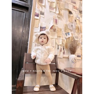✨ PLinh KID ✨ ÁO LÔNG CỪU MŨ UNI CHO BÉ