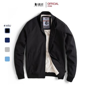 Áo khoác nam bomber lót lông cừu siêu cản gió GRSIMPLE 2 lớp siêu ấm (CU3006)