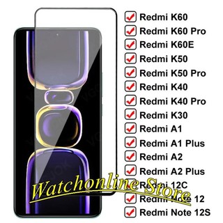 Kính cường lực full màn redmi k30/k30pro k50 k50ultra k60e k20pro redmi a1 a1+ a2 a2+ ...