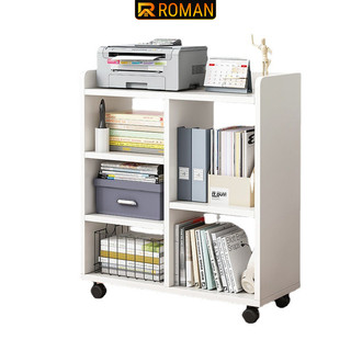 Kệ đa năng có bánh xe,kệ sách thông minh Roman phong cách hàn quốc - RO173
