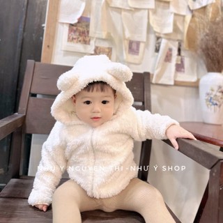 ✨ PLinh KID ✨ ÁO LÔNG CỪU MŨ UNI CHO BÉ