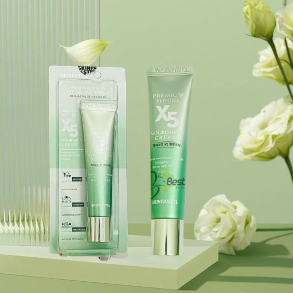 Kem Trẻ Hoá Da Retinol X5 Elastin 0,1% Cream Skinpastel 30ml - Hàn Quốc Dưỡng Chống Lão Hóa,Chống Nhăn . .