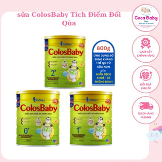 Sữa colosbaby iq, bio ,gold ,d3k2 số 0+, 1+, 2+ 800g date mới nhất