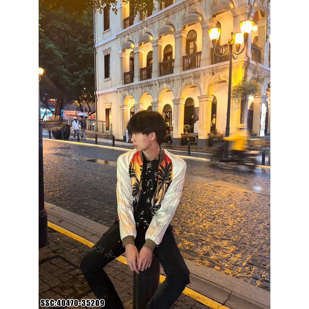 Áo khoác Cây Dừa Nam Nữ, Áo Bomber Dừa 2 Lớp Bản Cao Cấp