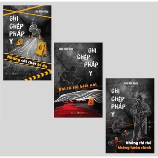 Sách - combo: ghi chép pháp y