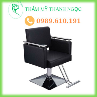 Ghế cắt tóc nam nữ, ghế hớt tóc chuyên dụng chân inox chắc chắn bền đẹp, chuyên dùng trong salon