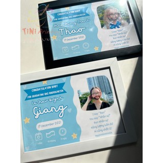 Khung hình để bàn A4(21x30) Tini Printing đựng bằng khen chứng nhận