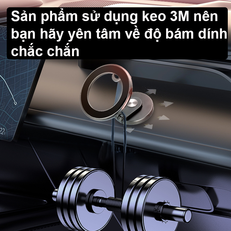 [Phiên bản nâng cấp] Giá Đỡ Điện Thoại Ô Tô - 360 Hít Nam Châm đỡ điện Độ Giá Đỡ Điện Thoại Nam Châm Hoạt