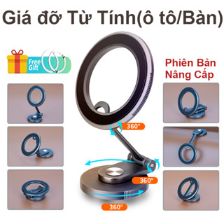 [Phiên bản nâng cấp] Giá Đỡ Điện Thoại Ô Tô - 360 Hít Nam Châm đỡ điện Độ Giá Đỡ Điện Thoại Nam Châm Hoạt