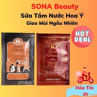 [Gói lẻ] Sữa Tắm Nước Hoa TESORI Gói Sữa Tắm TESORI O'drient 9ml Thơm Tự Nhiên Lưu Hương Lâu GIAO MÙI NGẦU NHIÊN