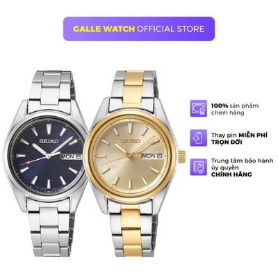 Đồng hồ nữ Seiko SUR35 mặt kính Sapphire sang trọng, chống nước 10ATM, dây thép đeo tay cao cấp, thời trang