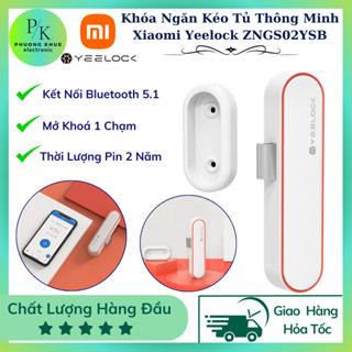 Ổ Khoá Ngăn Kéo Tủ Thông Minh XIAOMIA YEELOCK ZNGS02YSB, Kết nối Bluetooth mở khóa qua điện thoại mà không cần chìa khóa