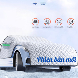 Bạt che kính lái ô tô miendong & luxury bạt che nắng ô tô 5 lớp bạt che kính trước ô tô