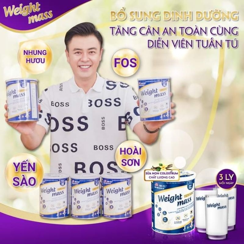 Sữa Tăng Cân Weight Mass Cải Thiện Tình Trạng Cân Nặng Hiệu Quả - Lon 720g