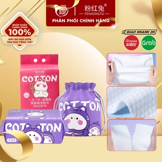  Khăn Mặt Khô Mềm Mịn, Dai, Đa Năng Dùng Lau Mặt, Tẩy Trang FENHONGTU