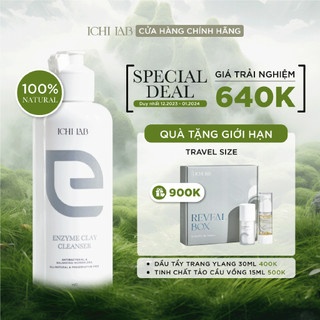 ICHI LAB Bột Rửa Mặt Kháng Khuẩn & Cân Bằng Da Enzyme Clay Cleanser 75G
