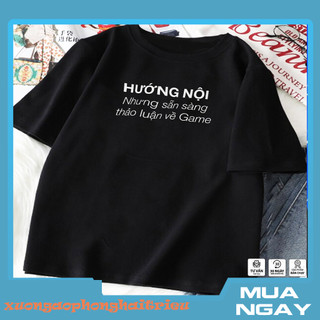Áo phông Gamer #17 : Hướng nội nhưng thích chơi game by The Runaway form xuông Unisex Nhiều màu cho nam nữ