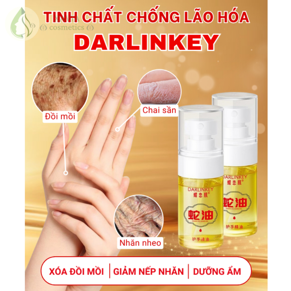 Tinh chất hỗ trợ lão hoá da tay DARLINKEY, Đồi mồi, chai sần, Dưỡng da tay mềm, ẩm, mịn - XAVIA COSMETICS