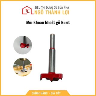 Mũi khoan khoét gỗ Nurit 16 / 17 / 19 / 20 / 21 / 22 / 23 / 25 / 27 / 30 / 35 / 40 / 45 / 50 / 53 / 55 mm