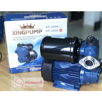 Máy bơm nước tự động Kingpump KP-300A - Bơm tăng áp điện tử 300W, 25mm, 8kg