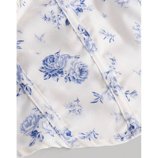 [ Hàng order shein] áo sơ mi khoá lưng dáng crop