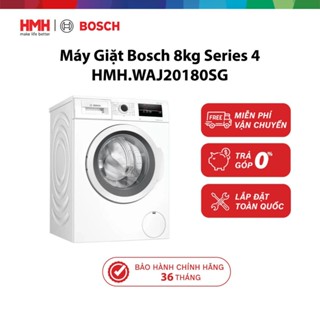 Máy Giặt Bosch HMH.WAJ20180SG 8kg Series 4 Chính Hãng - Bảo Hành 36 Tháng - Miễn Phí Vận Chuyển & Lắp Đặt