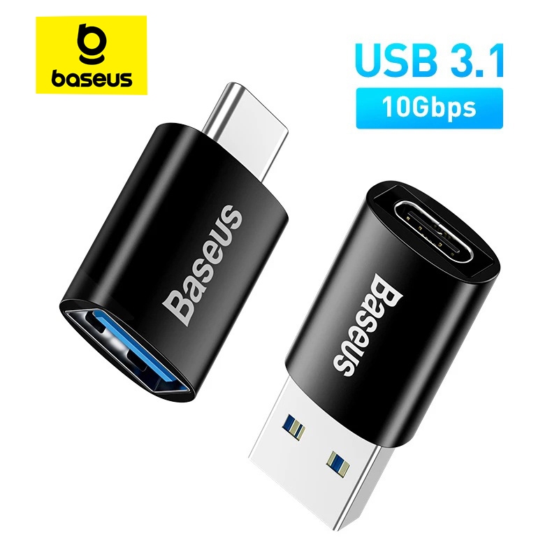Đầu Chuyển đổi Baseus USB 3.1 Type C sang USB cao cấp thích hợp cho Nootbook Samsung S10