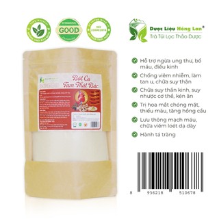 Bột Củ Tam Thất Bắc nguyên chất 100% (có giấy ISO 22000-2018 & Giấy VSATTP) - Công Ty TNHH Dược Liệu Hồng Lan