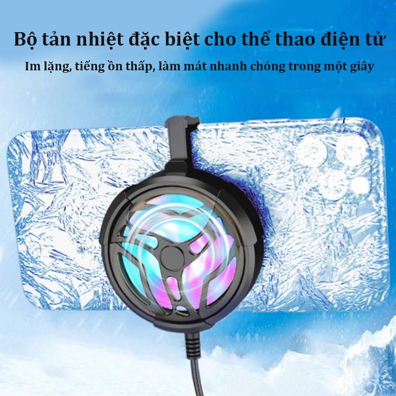 Quạt tản nhiệt điện thoại sò lạnh Siêu lạnh Tản làm mát khi chơi game hỗ trợ tản nhiệt nhanh dùng cho điện thoại | BigBuy360 - bigbuy360.vn