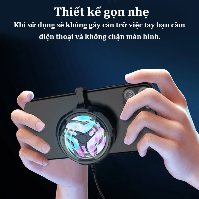 Quạt tản nhiệt điện thoại sò lạnh Siêu lạnh Tản làm mát khi chơi game hỗ trợ tản nhiệt nhanh dùng cho điện thoại | BigBuy360 - bigbuy360.vn