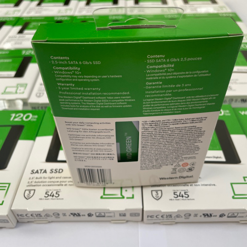 Ổ cứng SSD WD-green 120GB mới 100%