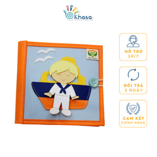 Sách Vải Nghề Nghiệp Quanh Em, Sách Vải Theo Chủ Đề Cho Bé, Kích Thích Trí Tưởng Tượng, Phát Triển Tư Duy
