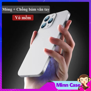 Ốp lưng điện thoại siêu mỏng 0.3mm mềm nhám chống bám vân tay cho 15 14 13 11 mini Pro MAX 14 Plus 12 Pro MinnCase