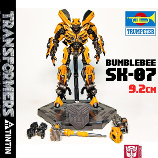 Mô hình lắp ráp transformers bumblebee sk07 cử động khớp linh hoạt decor bàn, quà tặng có sẵn hcm - kích thước 9.5cm