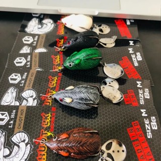 Mồi câu lure Chuột Lk Hòa chính hãng siêu nhạy thiết kế dòng cao su xịn, 2 thìa action mạnh