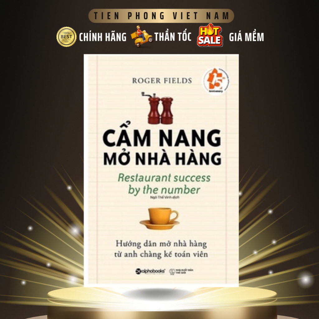Sách - Cẩm nang mở nhà hàng - AlphaBooks