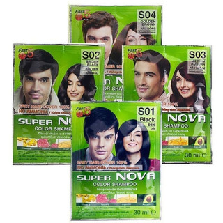 Gội Nhuộm Thảo Dược Super Nova 30ml