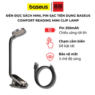 Đèn đọc sách mini, pin sạc tiện dụng Baseus Comfort Reading Mini Clip Lamp