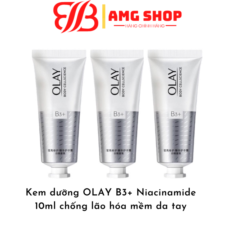 Kem dưỡng trắng da tay Olay B3+ vitamin C (Niacinamide) tuýp 10ml