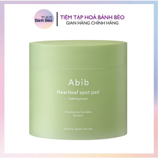 Toner pad diếp cá dịu da abib heartleaf spot pad calming touch 80 miếng