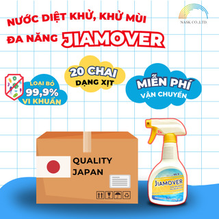 Thùng 20 chai nước diệt khuẩn, khử mùi đa năng Jiamover