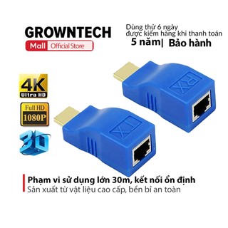 Bộ Khuếch Đại HDMI Qua RJ45 (Cáp Mạng) Kéo Dài 30m (HDMI To Lan)