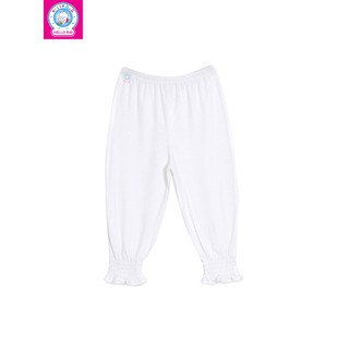 Quần dài dún bèo trắng bamboo ql0073 - hello bnb