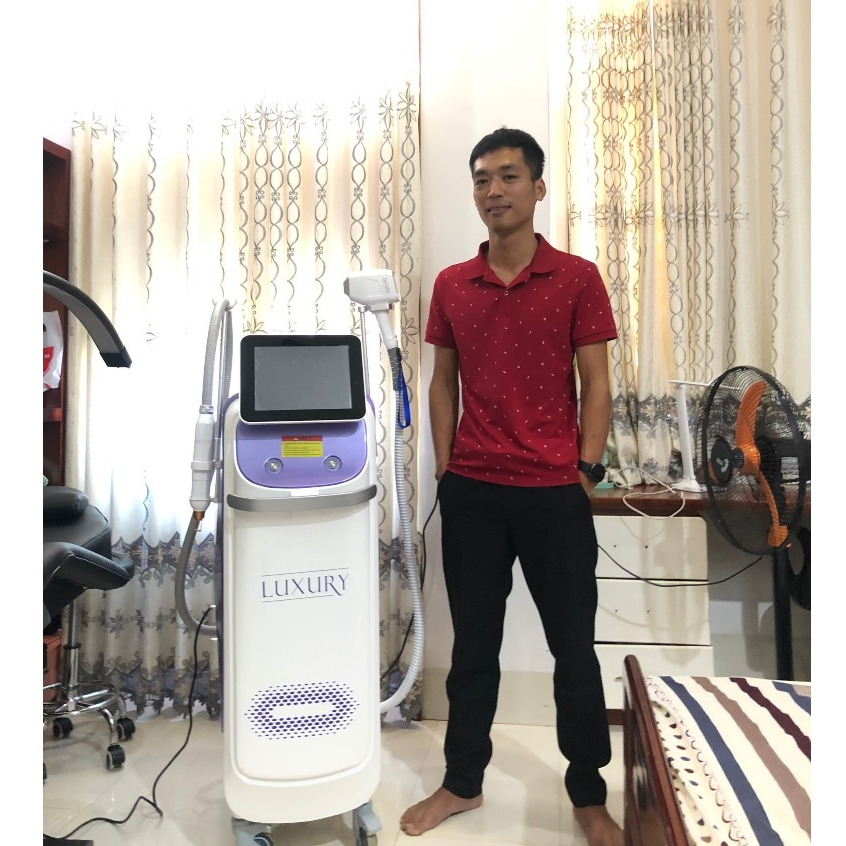 Máy Triệt Lông 2in1 DIODE LASER LUXURY 2023