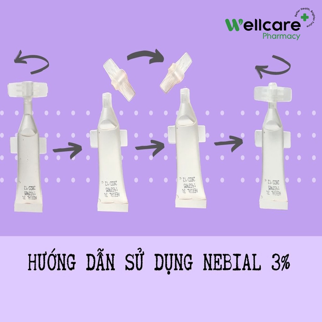 Nebial 3% Kit Buona [Chính Hãng] – bộ sản phẩm rửa mũi, xịt xông mũi họng cho trẻ em
