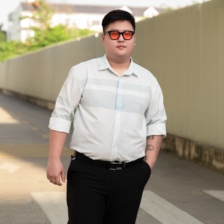 Áo sơ mi dài tay bigsize akyoo size 80-140kg