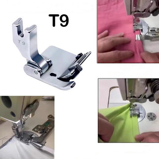 Chân Vịt T9, Chạy Viền Ke Cữ , Lai Gấu, chân vịt may lai có thể điều chỉnh kích thước dùng cho máy 1 kim Công Nghiệp
