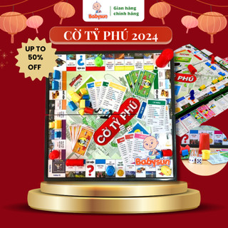 Cờ tỷ phú MONOPOLY việt nam, Cờ cá ngựa, Cờ vua - Đồ chơi Tết 2024