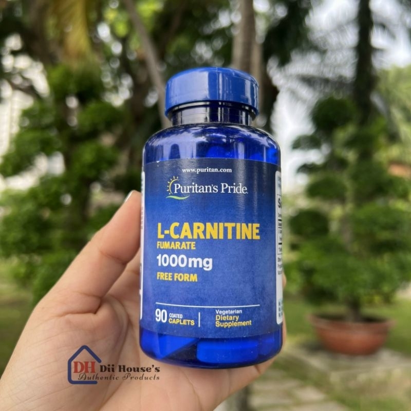 Puritan 's Pride L-Carnitine 1000mg 90 viên hàng Mỹ.